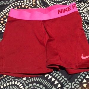 Dri-fit Nike Pro red
